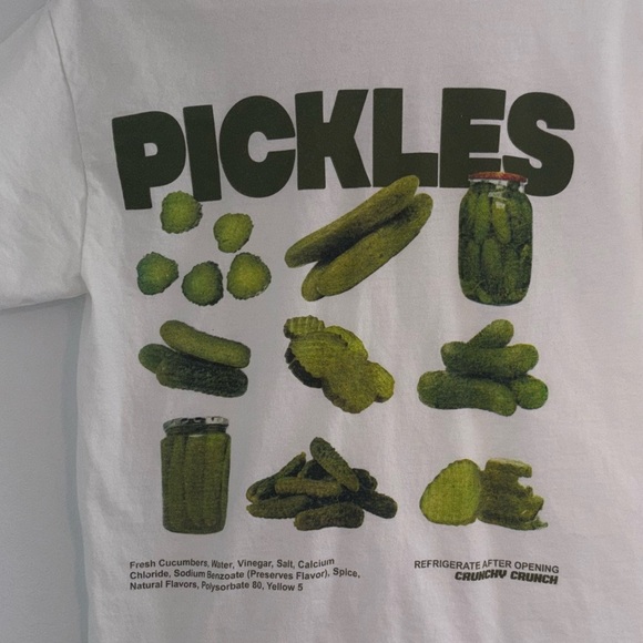 Pickles White Tee 🥒 - Picture 4 of 9